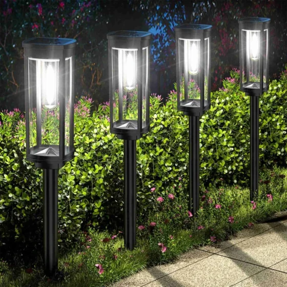 solar path lights with motion sensor