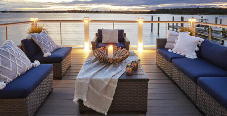 Deck-Post-Lights-TimberTech-Coastline-Vintage-Collection-AZEK-MAX-Decking-Illuminated-Bayside-Deck-Hero