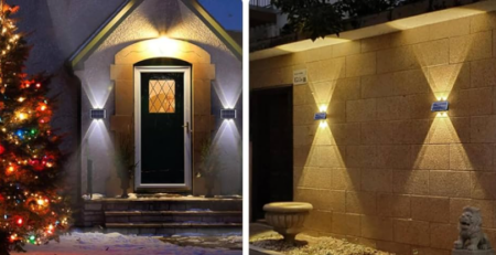 solar wall lights