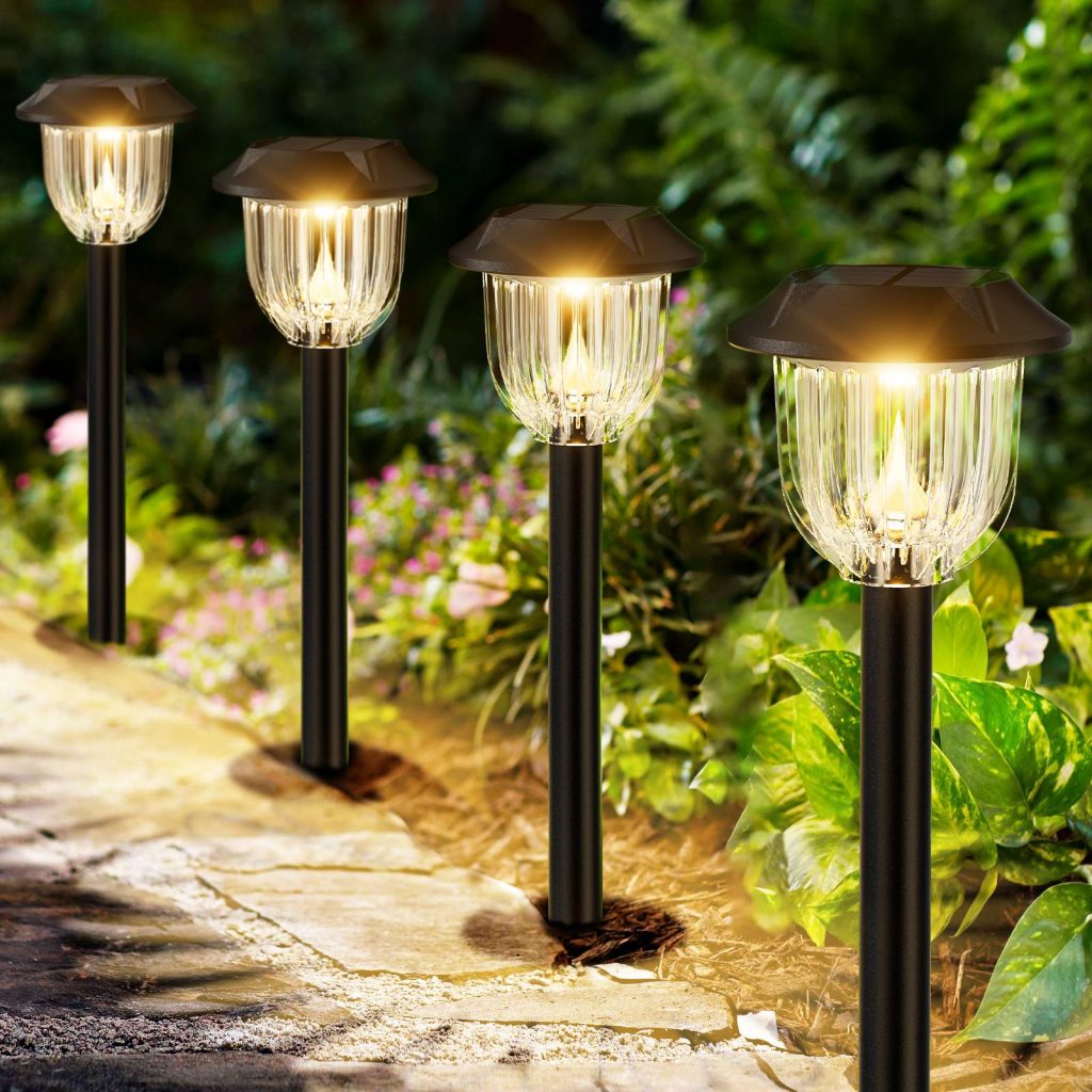 bronze solar path lights