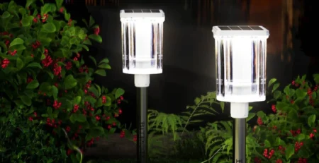 bronze solar path lights