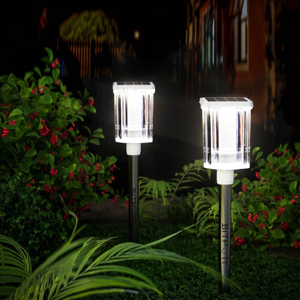 bronze solar path lights