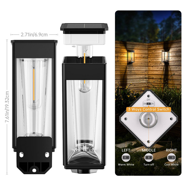 solar wall lantern