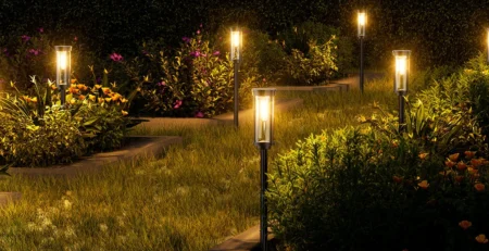 Solar path lights