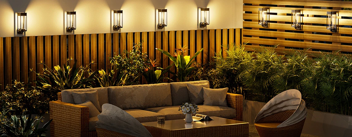 solar wall lights