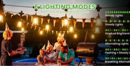 Solar-powered garden lights