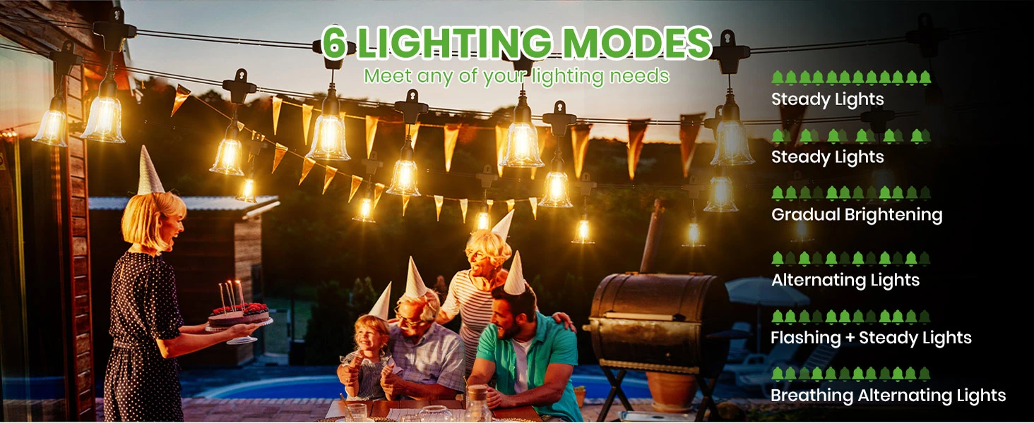Solar-powered garden lights