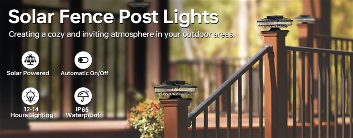solar pillar lights