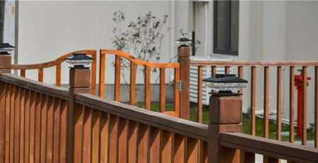 solar post cap light