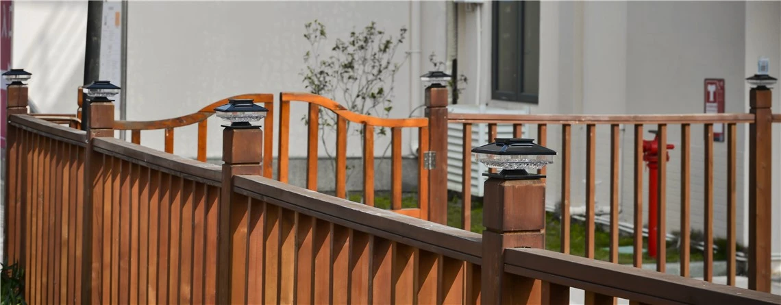 solar post cap light
