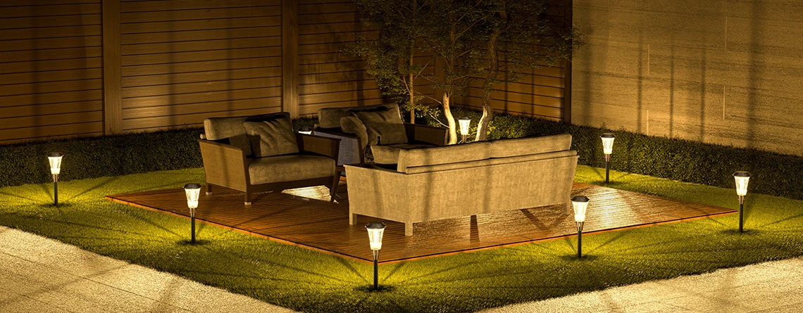 solar path lights