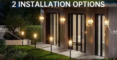 solar path & wall light