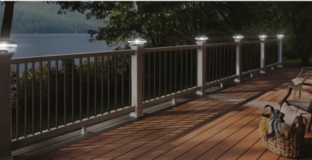 solar post cap light
